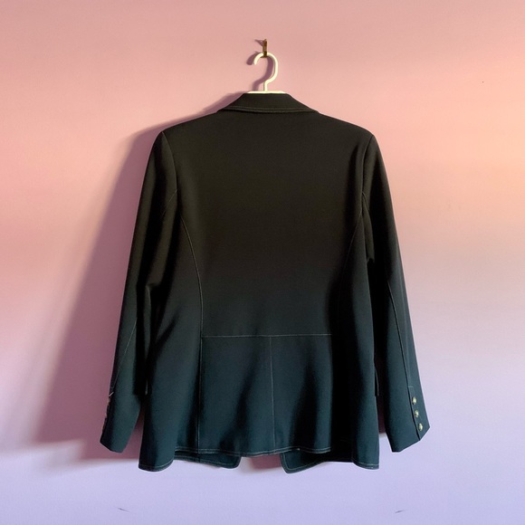 Bellessa 1980s Vintage Blue Blazer - Picture 2 of 4